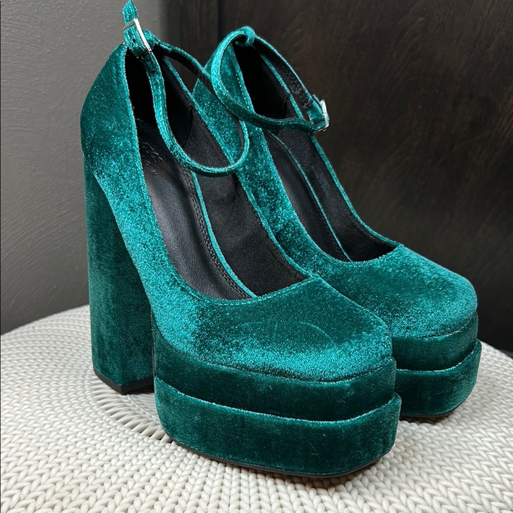 ASOS Design Pistol Double Platform Heel